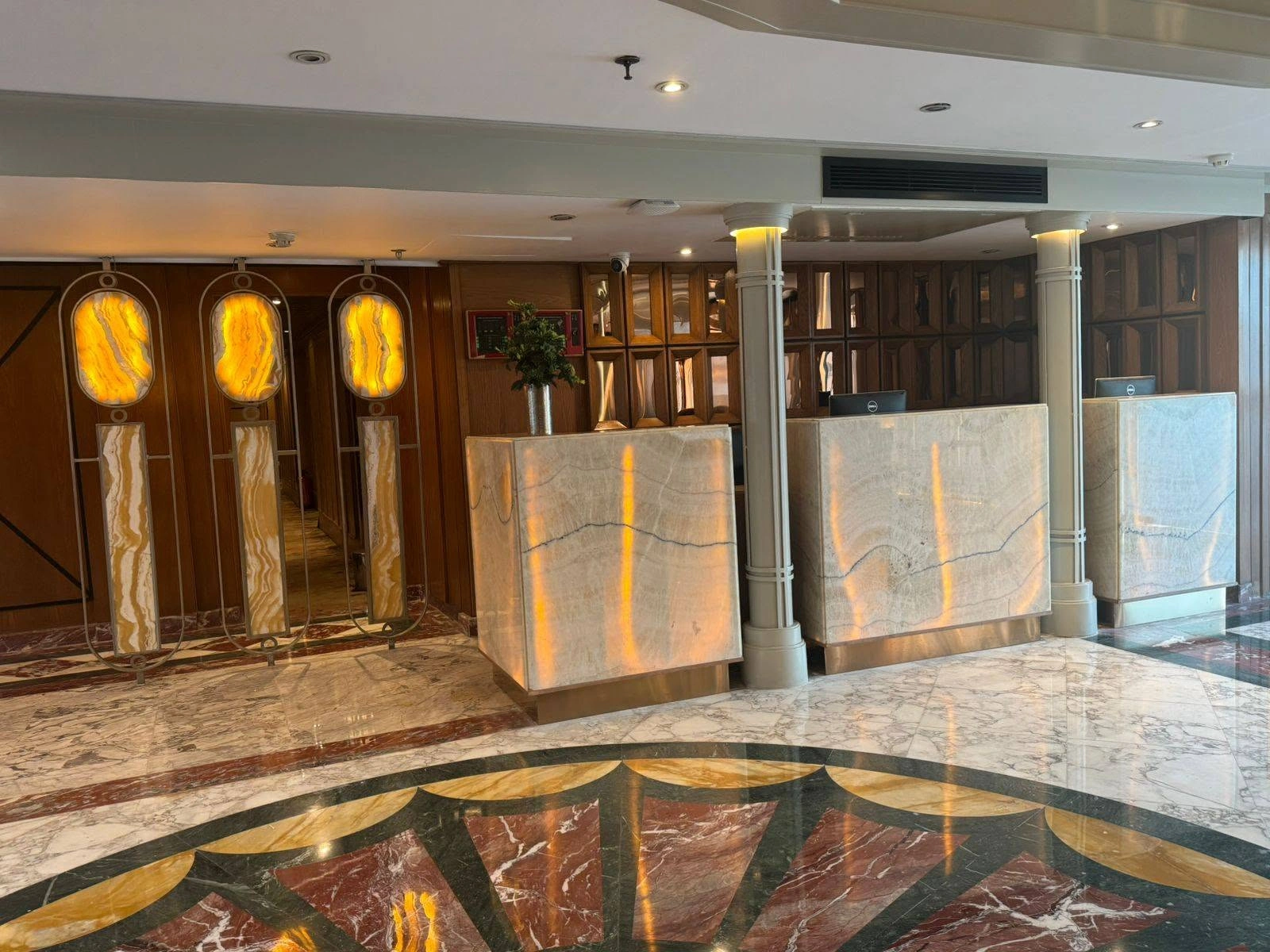 Lobby of the MS Nile Bride Nile Cruise Nile cruise
